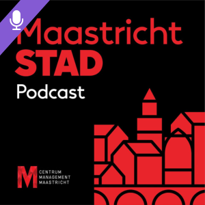 Logo van de Maastricht Stad podcast